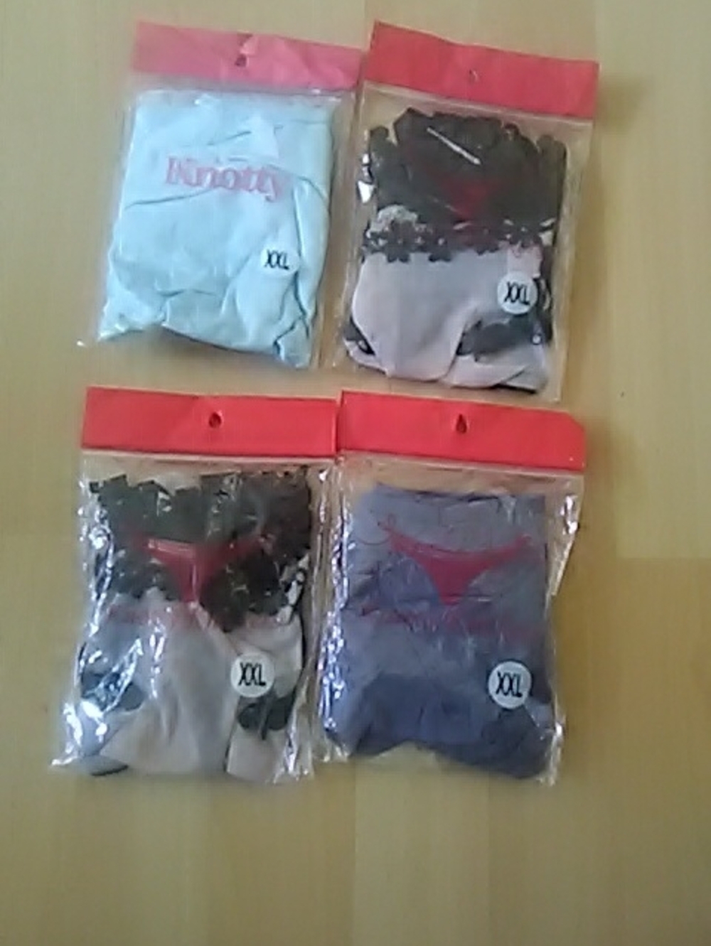 💲8⃣▶▶Women’s Lace-Trim Thong Panties Pack - Assorted Colors